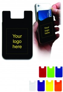 Cell phone card holder