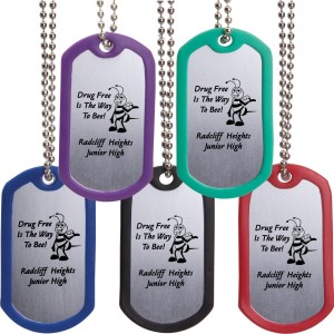 Dogtags with silencer