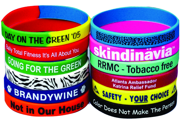 silicone bracelets